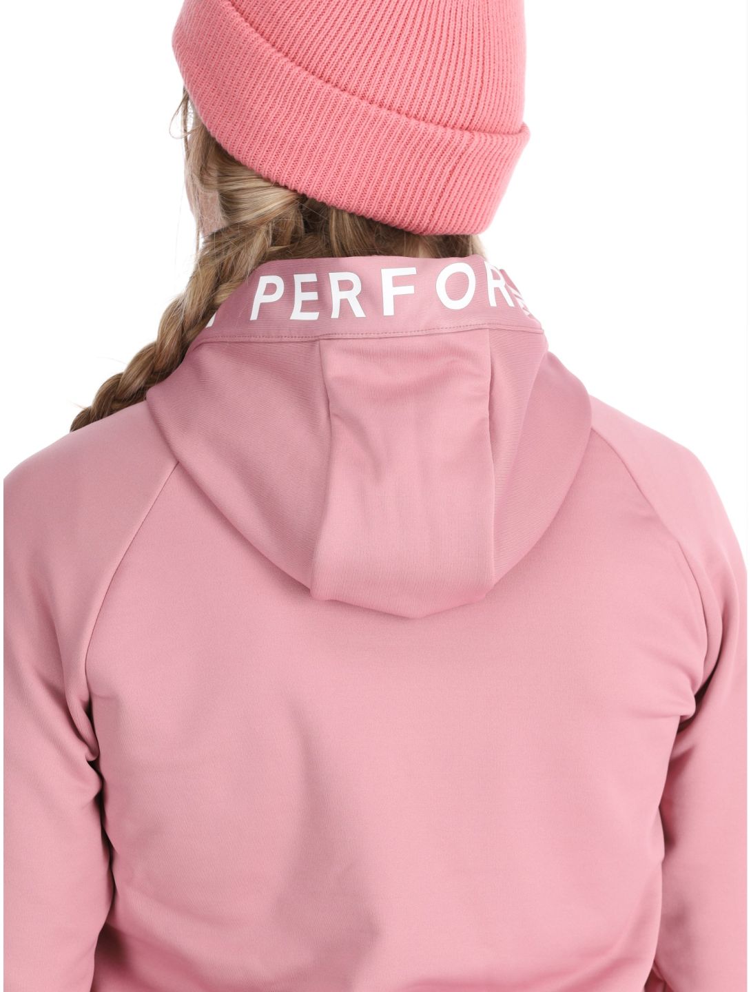 Peak Performance, W Rider Zip Hood vest dames Bitter Root roze 