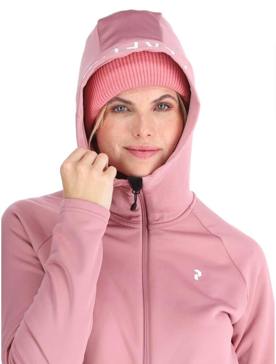 Peak Performance, W Rider Zip Hood vest dames Bitter Root roze 