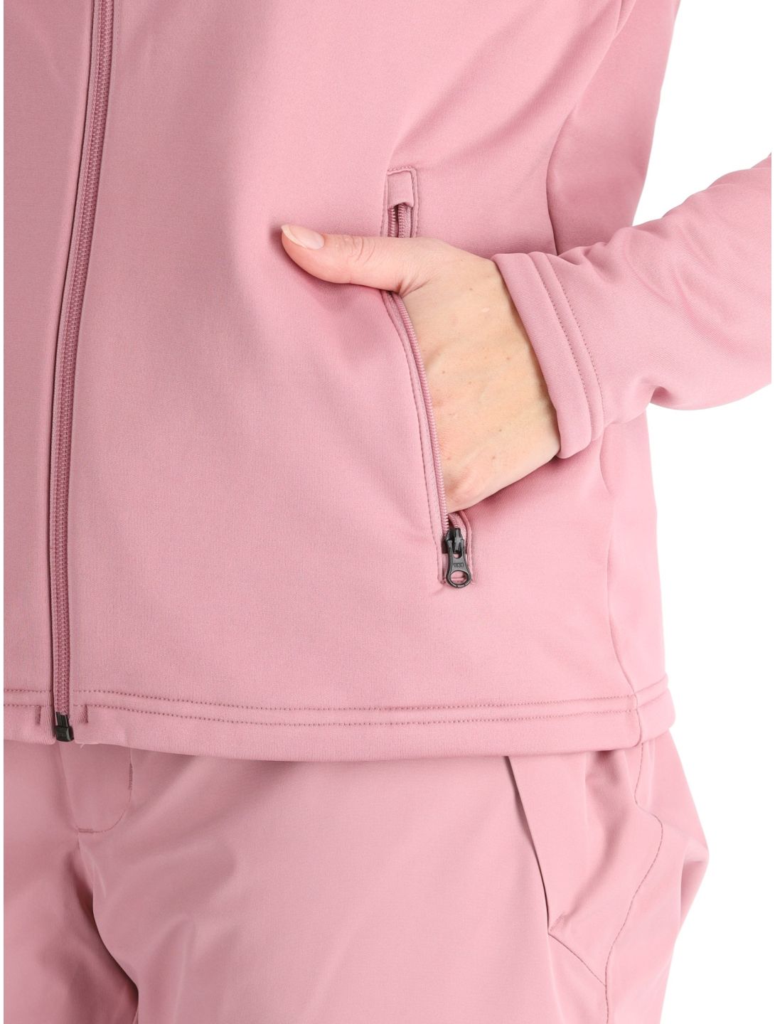 Peak Performance, W Rider Zip Hood vest dames Bitter Root roze 