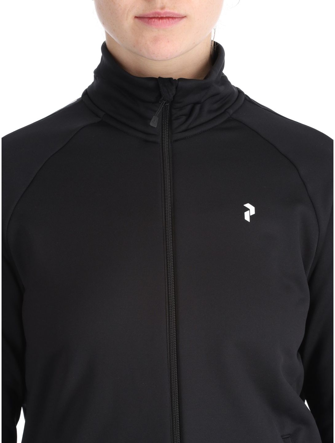 Peak Performance, W Rider Zip vest dames Black zwart 