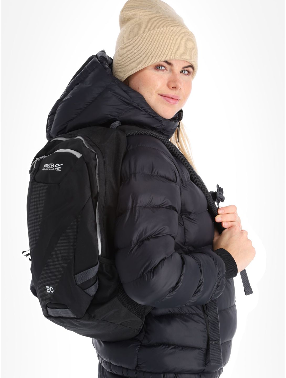 Peak Performance, W Tomic Insulated Hood donsjas dames Black zwart 