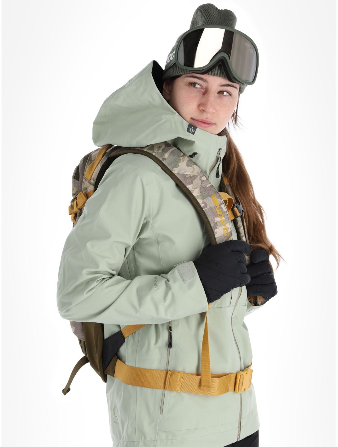 Picture, Aeron 3L hardshell ski-jas dames Desert Sage groen 