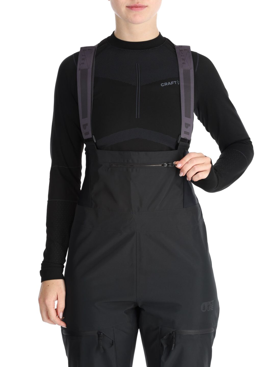 Picture, Aeron 3L hardshell skibroek dames Black zwart 