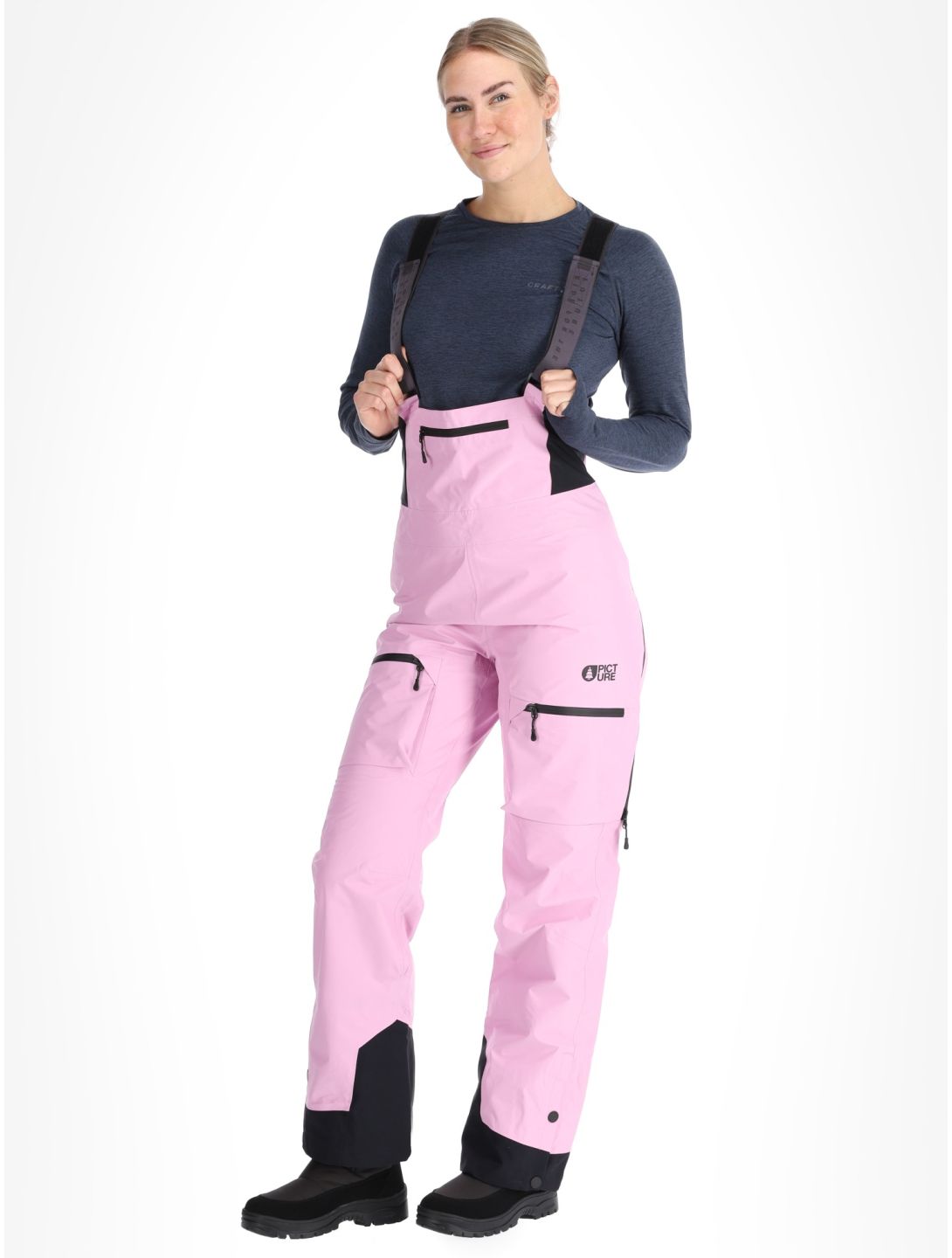 Picture, Allea 3L Xpore hardshell skibroek dames Orchid roze 