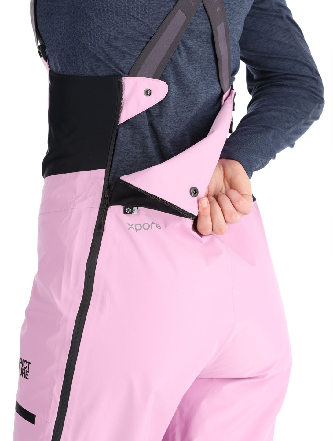 Picture, Allea 3L Xpore hardshell skibroek dames Orchid roze 