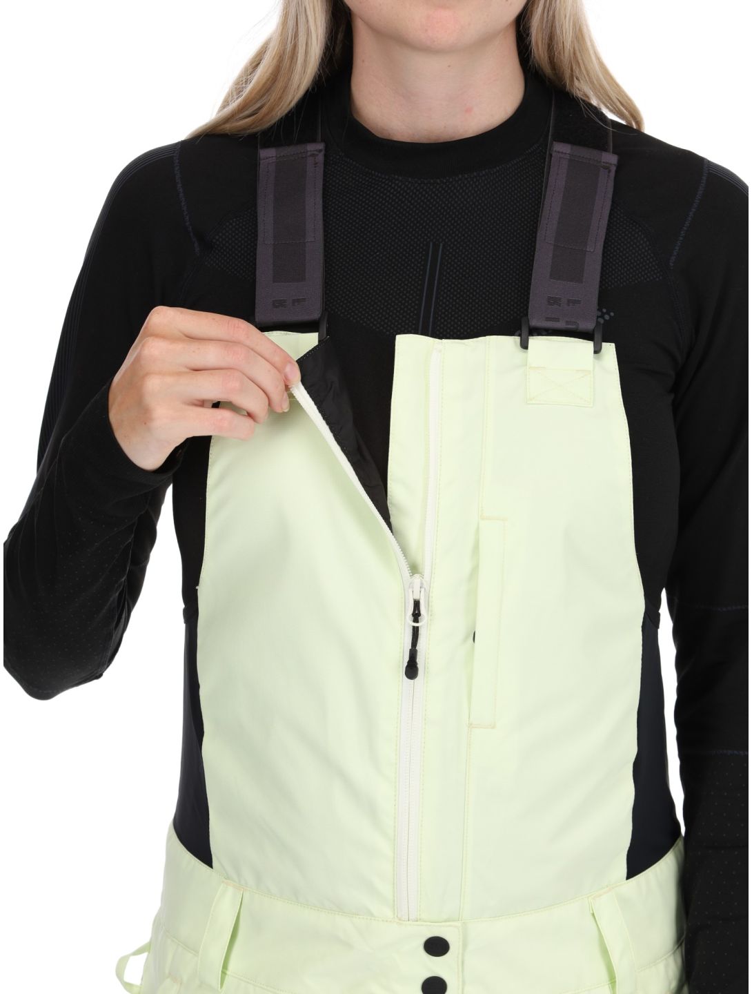 Picture, Brita BIB skibroek dames Lime Cream groen 