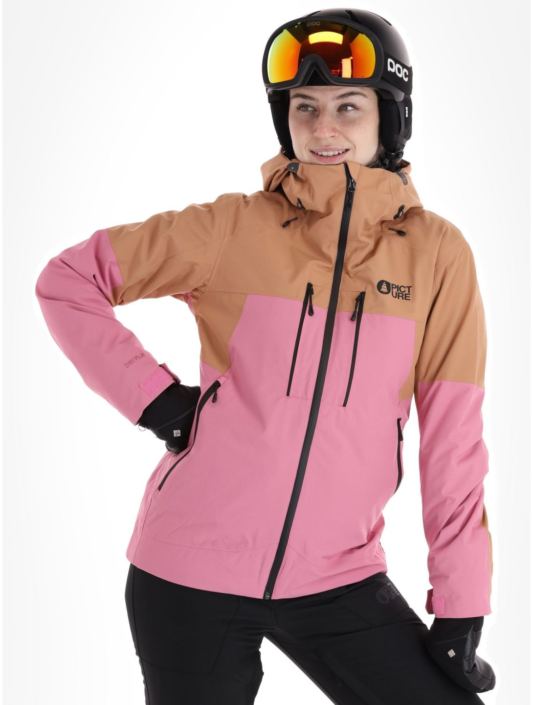 Picture, Exa ski-jas dames Cashmere Rose oranje, roze 