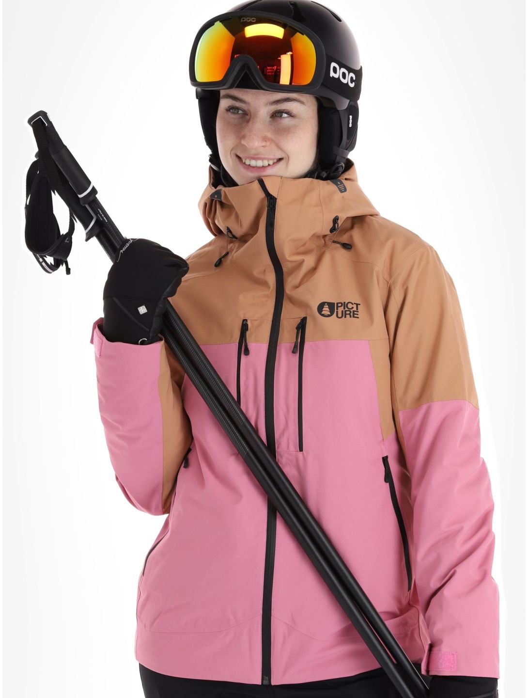 Picture, Exa ski-jas dames Cashmere Rose oranje, roze 