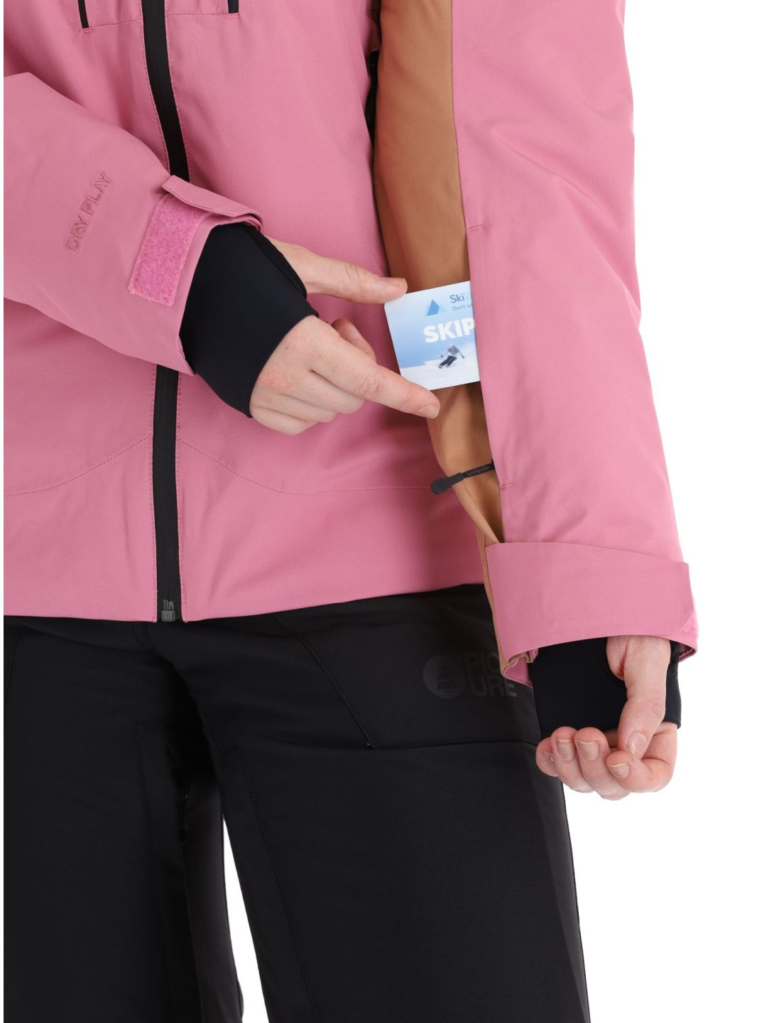 Picture, Exa ski-jas dames Cashmere Rose oranje, roze 