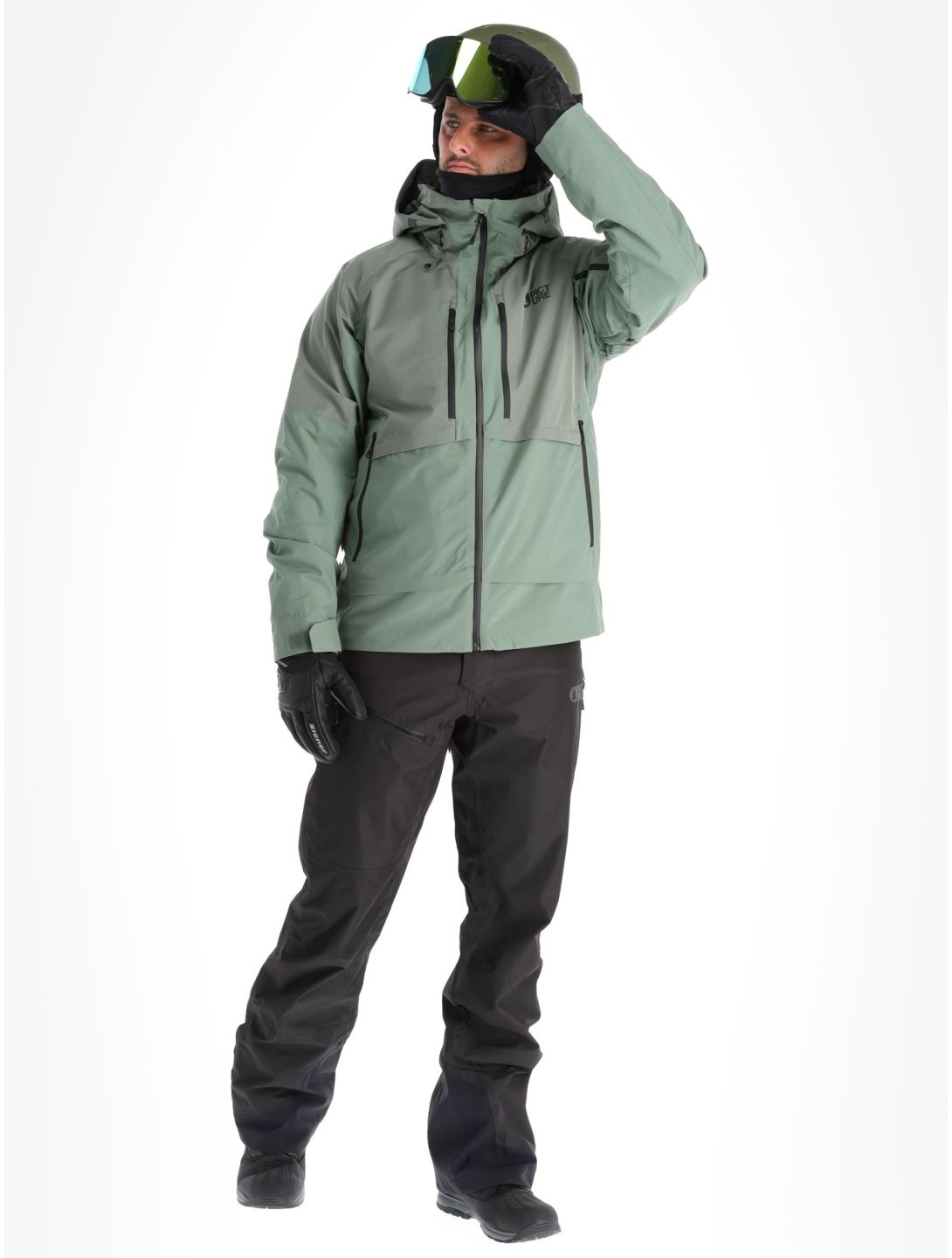 Picture, Goods ski-jas heren Laurel Wreath groen 