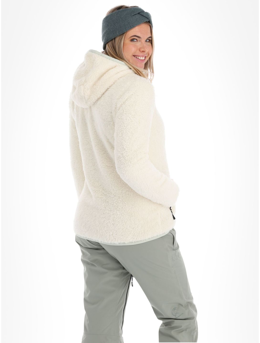 Picture, Izimo Fz Fleece vest dames Light Milk wit 