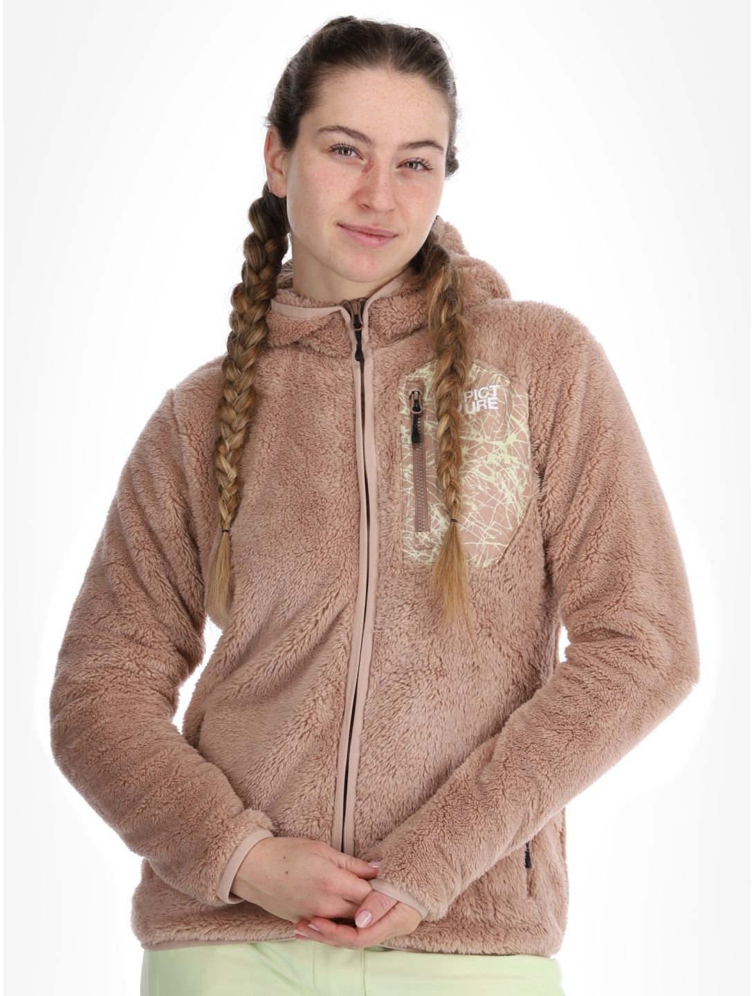 Picture, Izimo Fz Fleece vest dames Roebuck bruin 