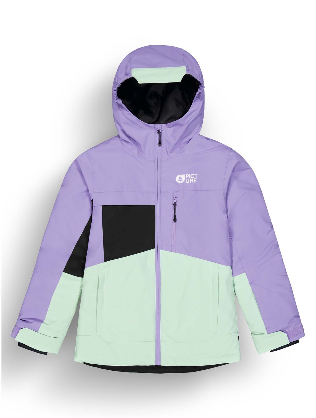 Picture, Kamelya ski-jas kinderen Paisley Purple Siltgreen groen, paars 