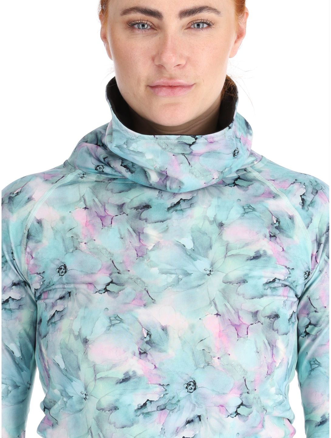 Picture, Pagaya Print Fleece thermoshirt dames Blurry Water Print multicolor 