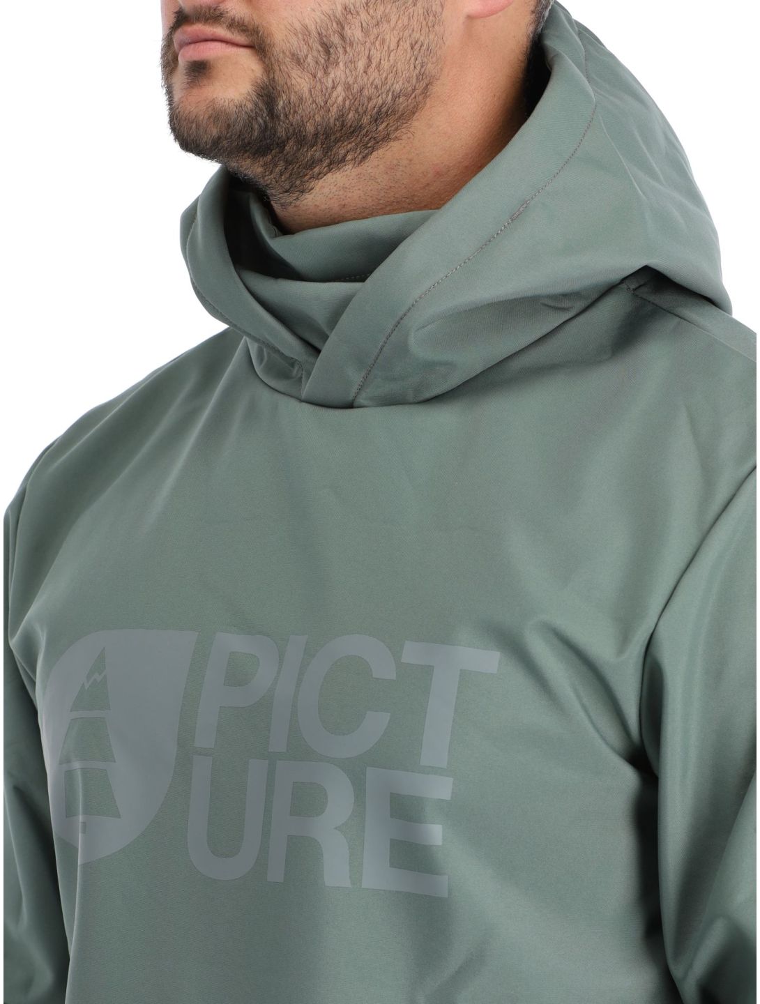 Picture, Parker softshell ski-jas heren Laurel Wreath groen 