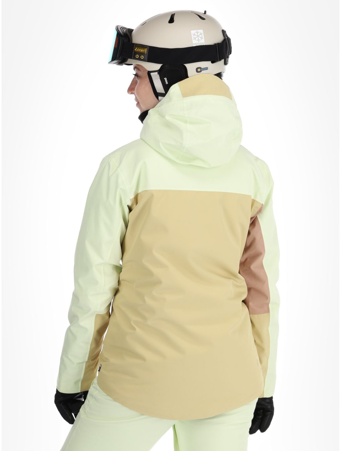 Picture, Seen ski-jas dames Lime Cream Hemp Roebuck bruin, groen 