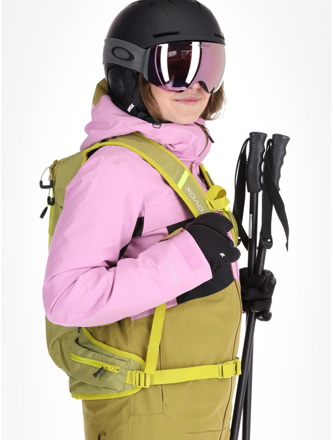 Picture, Seen ski-jas dames Orchid Green Moss Black groen, roze 