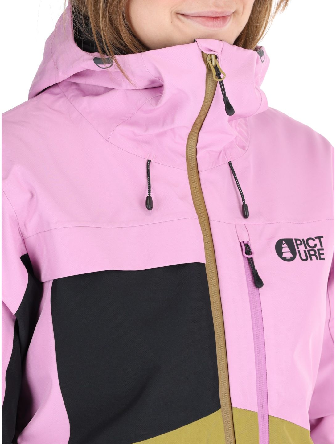 Picture, Seen ski-jas dames Orchid Green Moss Black groen, roze 