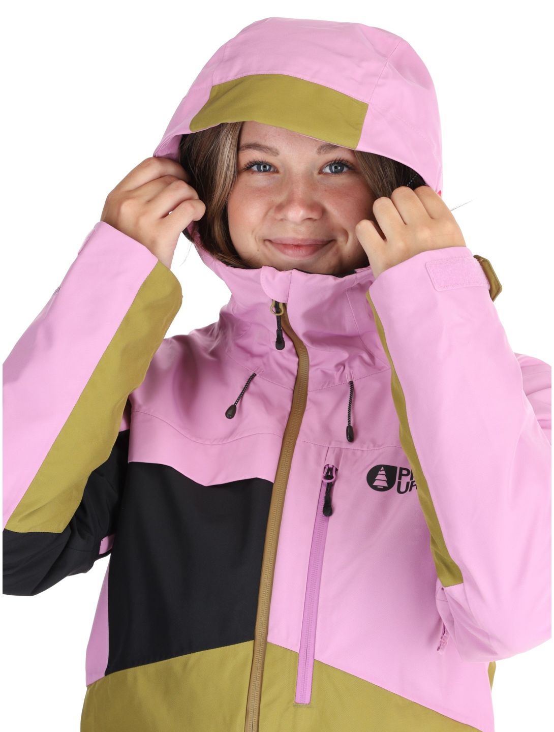 Picture, Seen ski-jas dames Orchid Green Moss Black groen, roze 