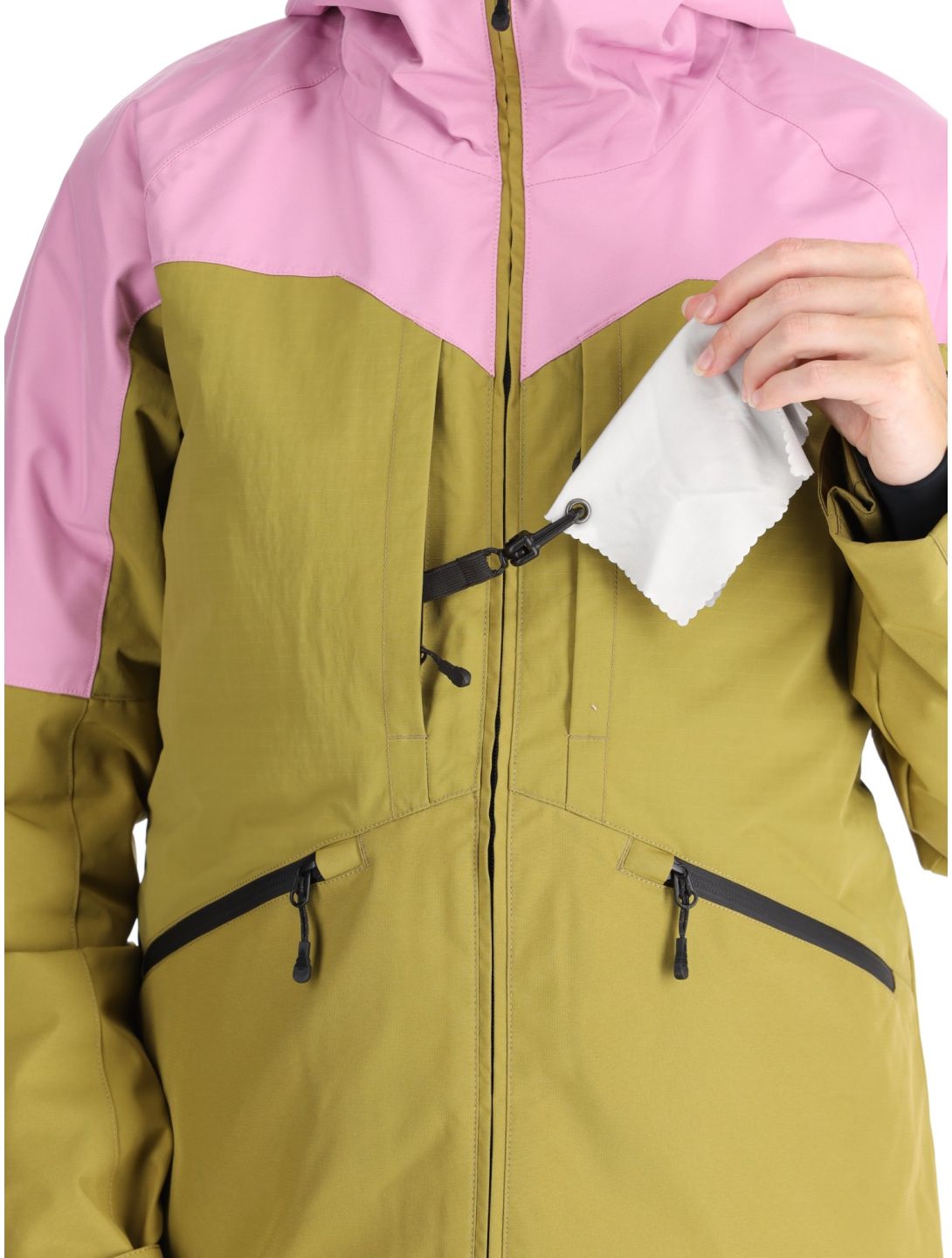 Picture, Sitkah ski-jas dames Orchid Green Moss groen, roze 