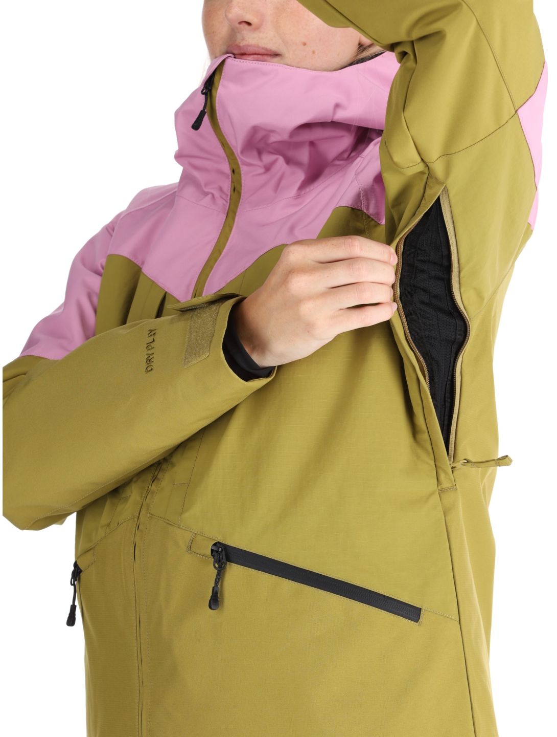 Picture, Sitkah ski-jas dames Orchid Green Moss groen, roze 