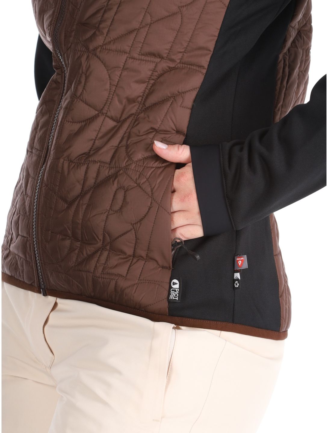 Picture, Tehanie Hybrid vest dames Chicory Coffe bruin 