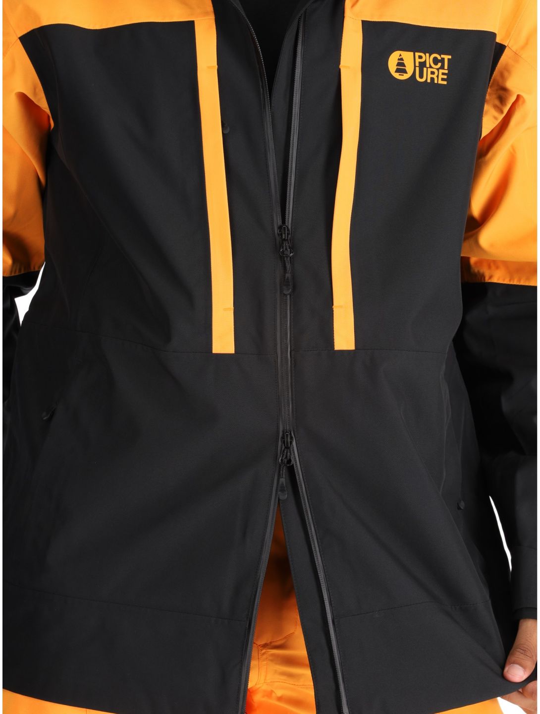 Picture, Track ski-jas heren Carrot Black oranje, zwart 