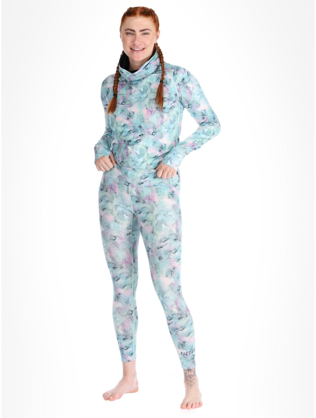 Picture, Xina Prd Bottom thermobroek dames Blurry Water Print multicolor 