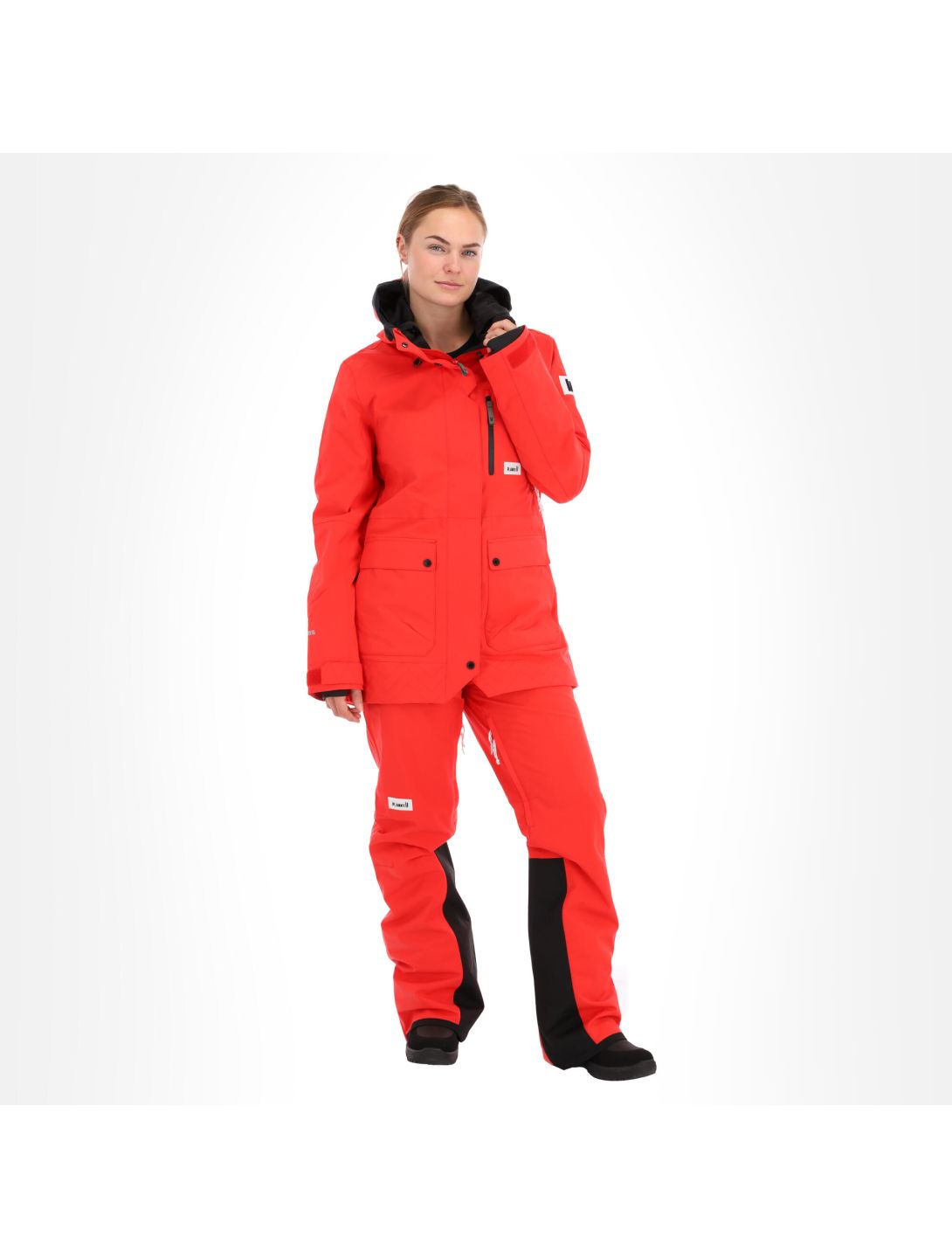 Planks, All-Time Insulated Jacket ski-jas dames hot Rood