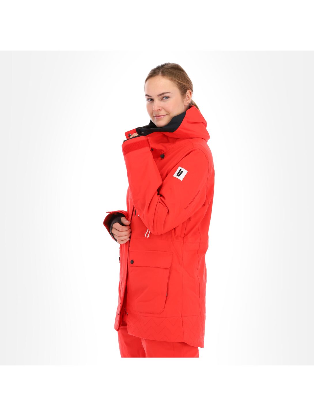 Planks, All-Time Insulated Jacket ski-jas dames hot Rood