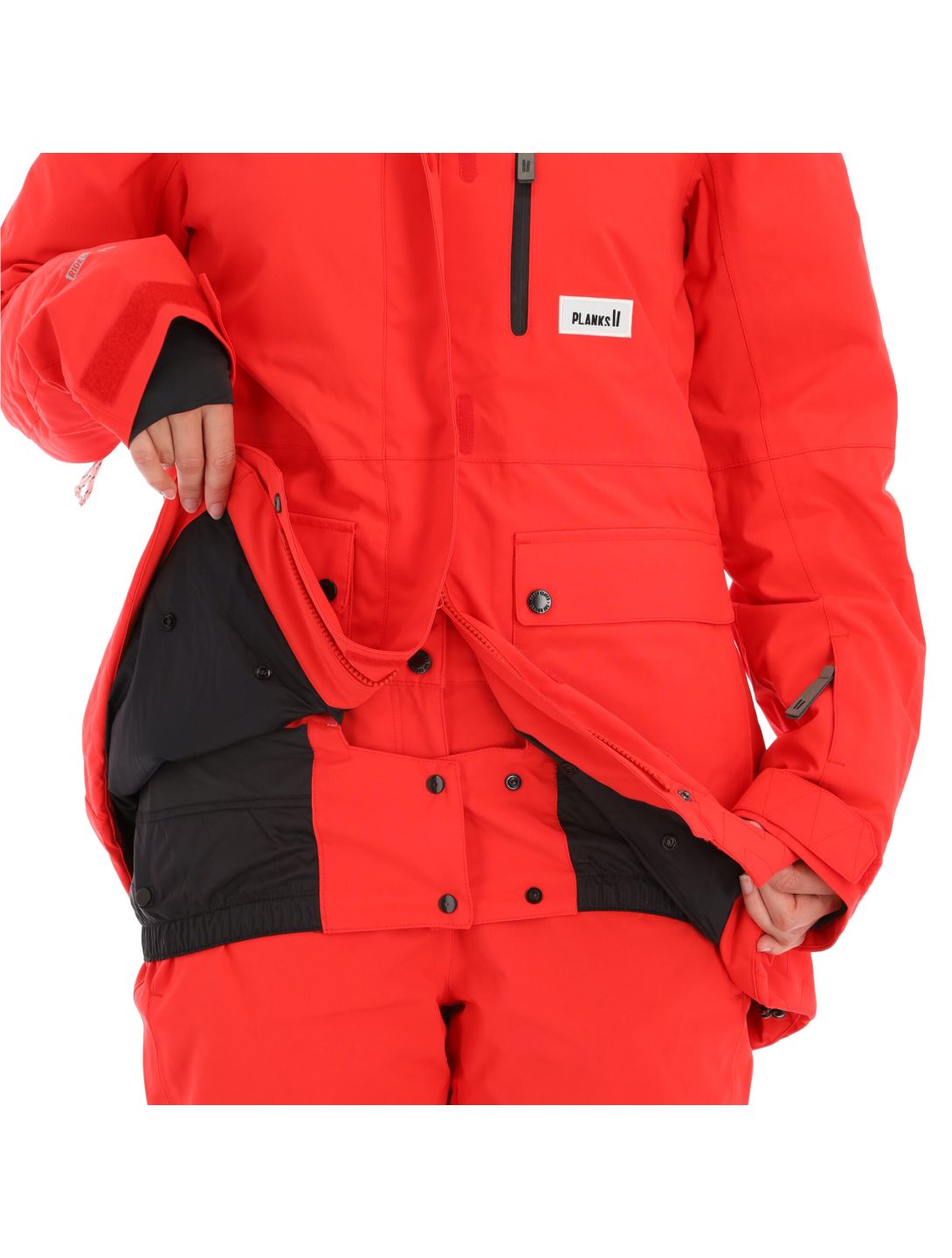 Planks, All-Time Insulated Jacket ski-jas dames hot Rood