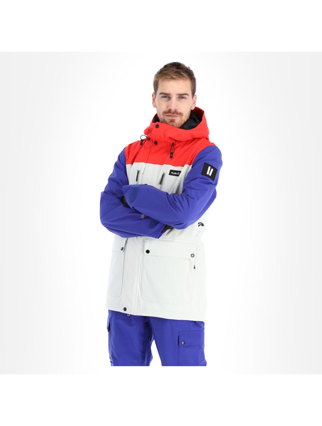 Planks, Good Times Insulated Jacket ski-jas heren bone Grijs