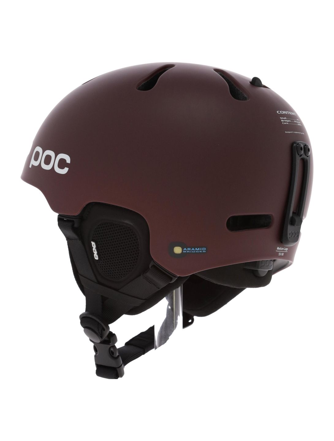 POC, Fornix MIPS skihelm unisex Garnet Red Matt rood 