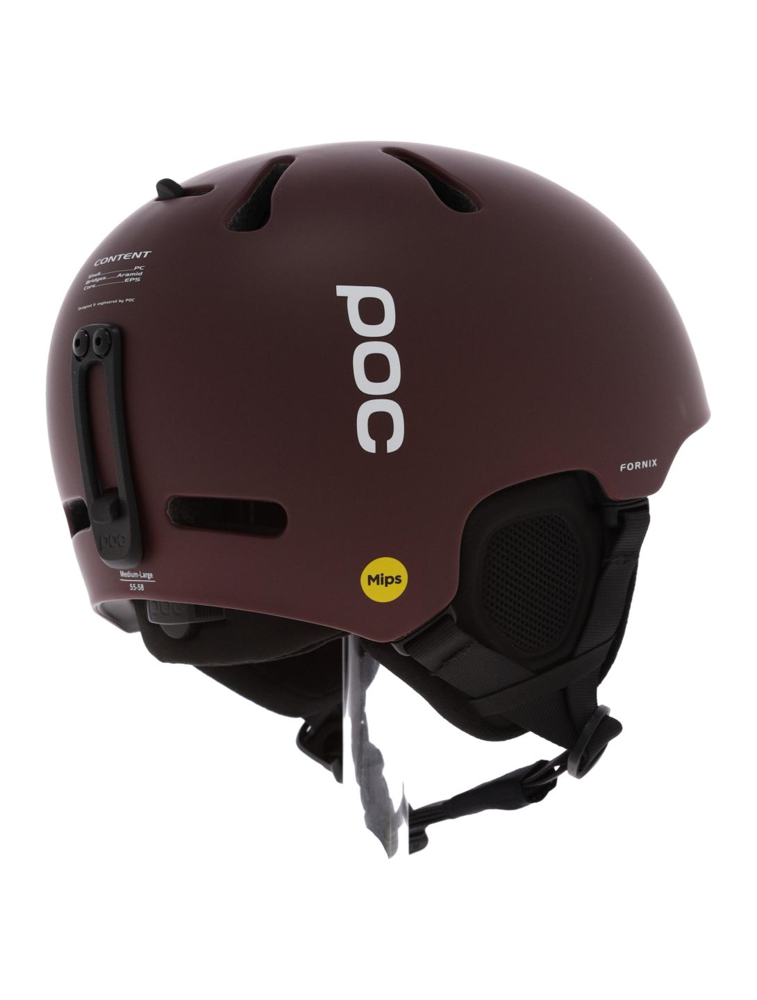 POC, Fornix MIPS skihelm unisex Garnet Red Matt rood 