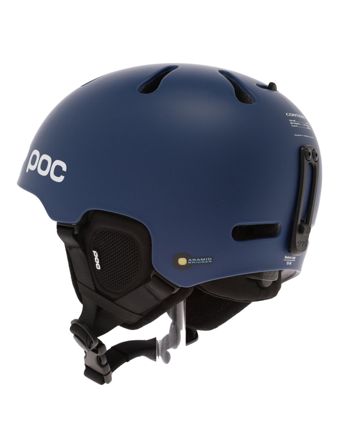 POC, Fornix MIPS skihelm unisex Lead Blue Matt blauw 