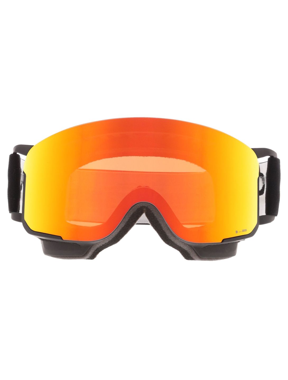 POC, Nexal Mid skibril unisex Uranium Black / Partly Sunny Orange oranje, zwart 