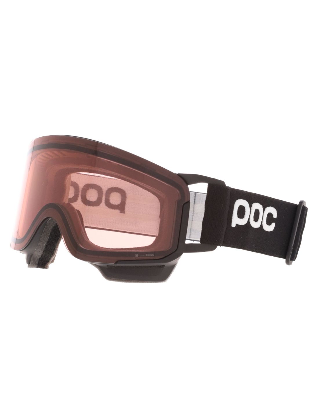 POC, Nexal Mid skibril unisex Uranium Black / Partly Sunny Orange oranje, zwart 