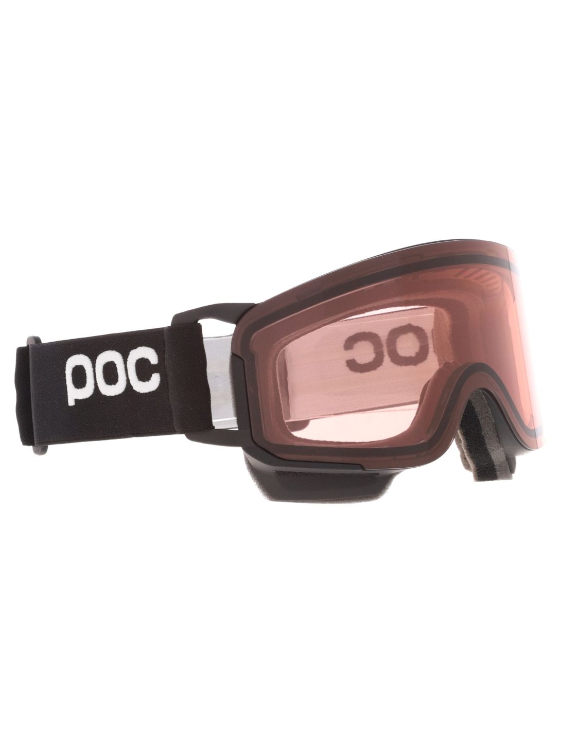 POC, Nexal Mid skibril unisex Uranium Black / Partly Sunny Orange oranje, zwart 