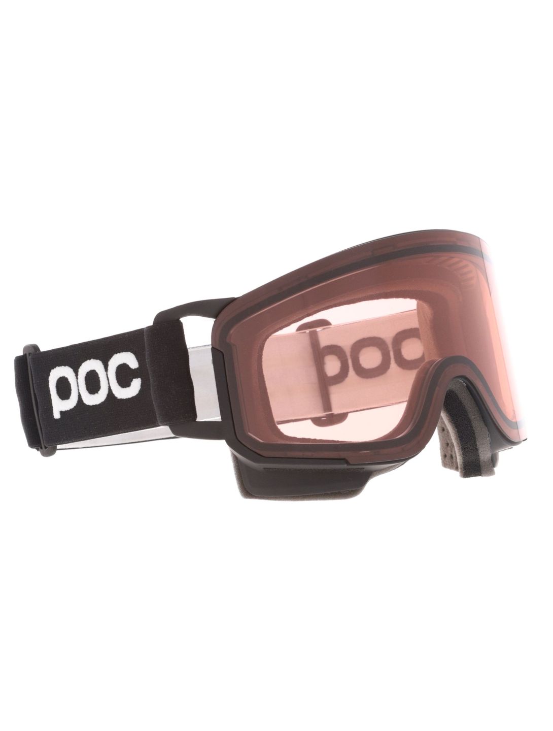 POC, Nexal skibril unisex Uranium Black / Partly Sunny Orange oranje, zwart 