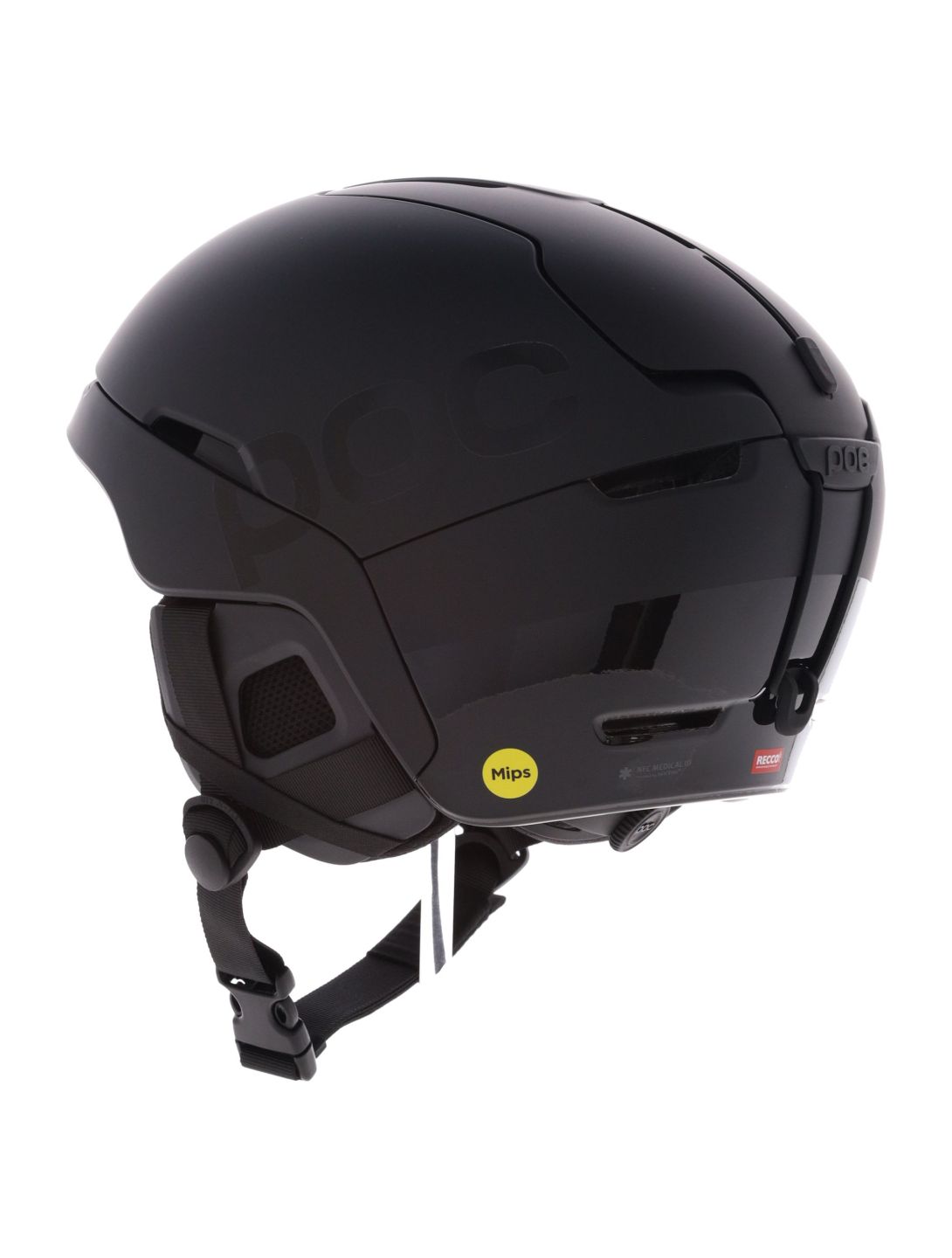 POC, Obex BC MIPS skihelm unisex Uranium Black Matt zwart 