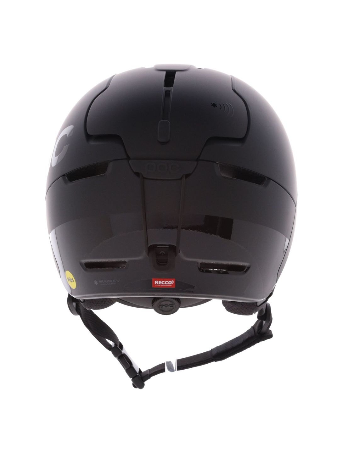 POC, Obex BC MIPS skihelm unisex Uranium Black Matt zwart 