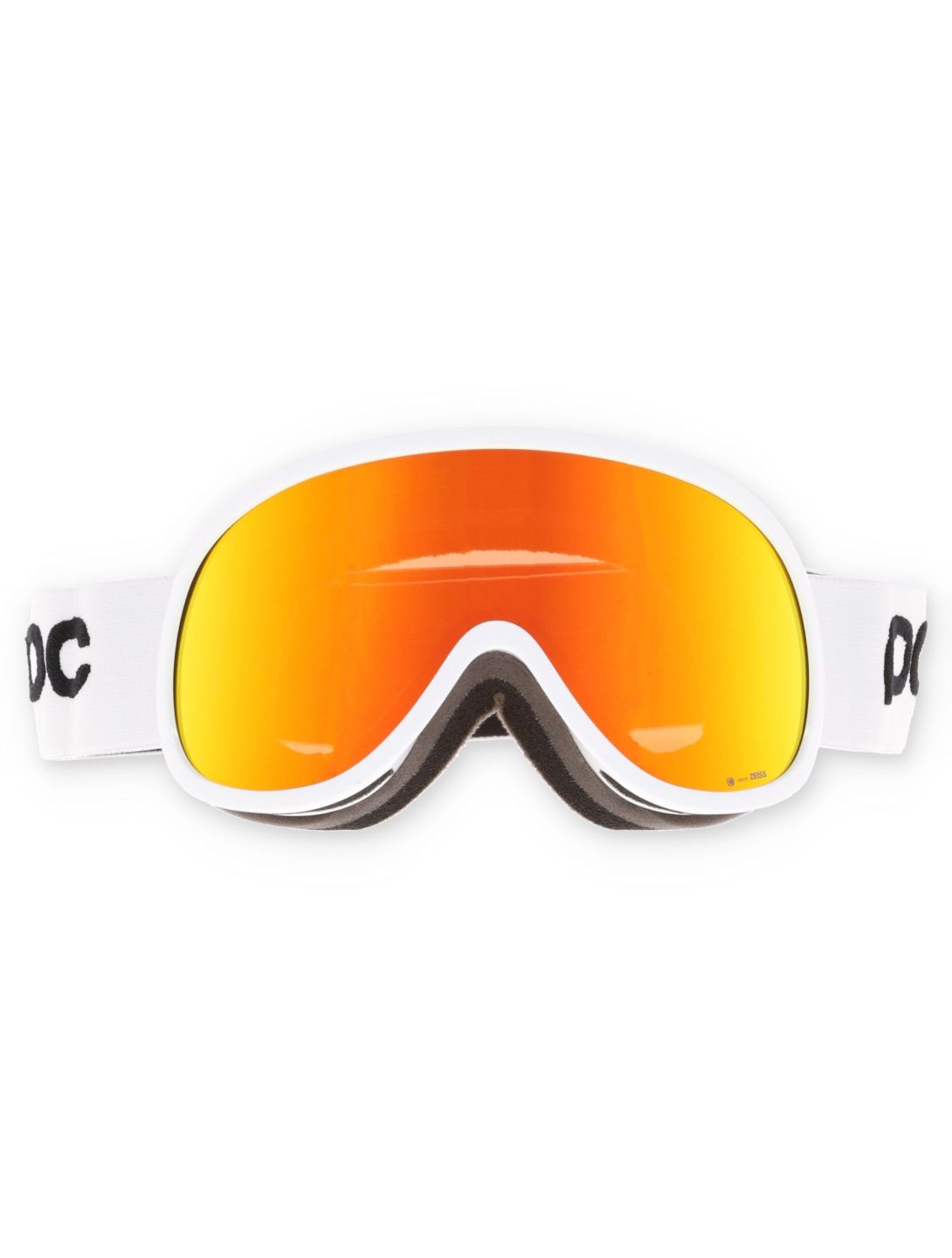 POC, Retina Mid skibril unisex Hydrogen White / Partly Sunny Orange oranje, wit 