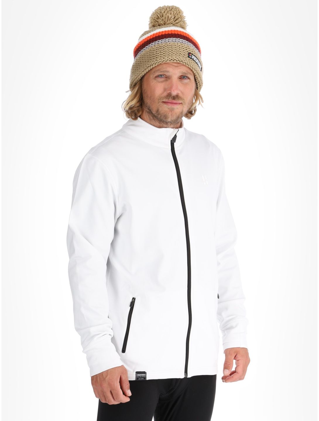 Poederbaas, Arctic Sports Tech vest heren Off White wit 