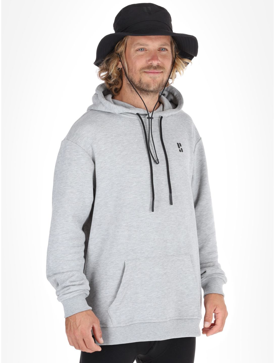 Poederbaas, Arty Hoody trui heren Grey grijs 