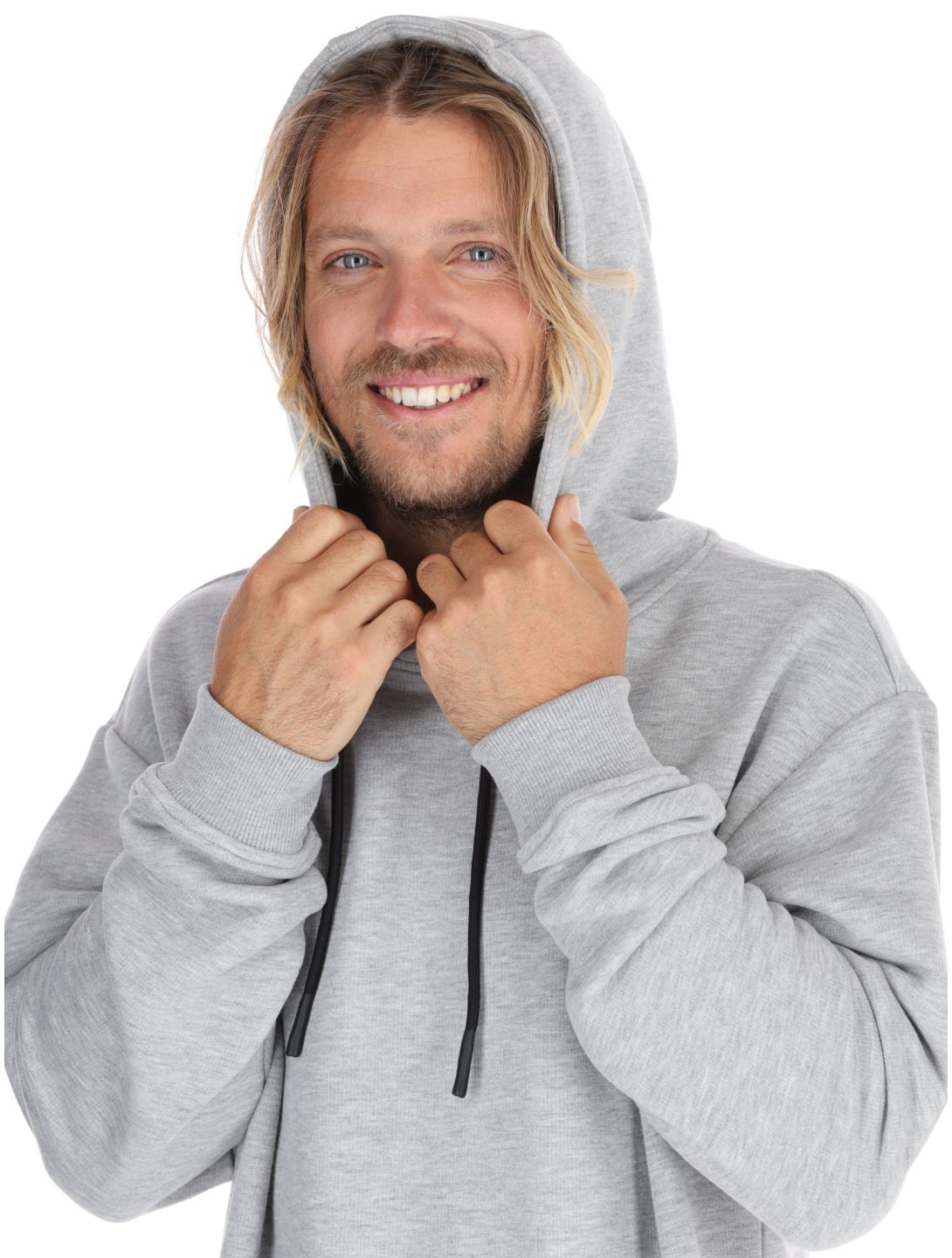 Poederbaas, Arty Hoody trui heren Grey grijs 