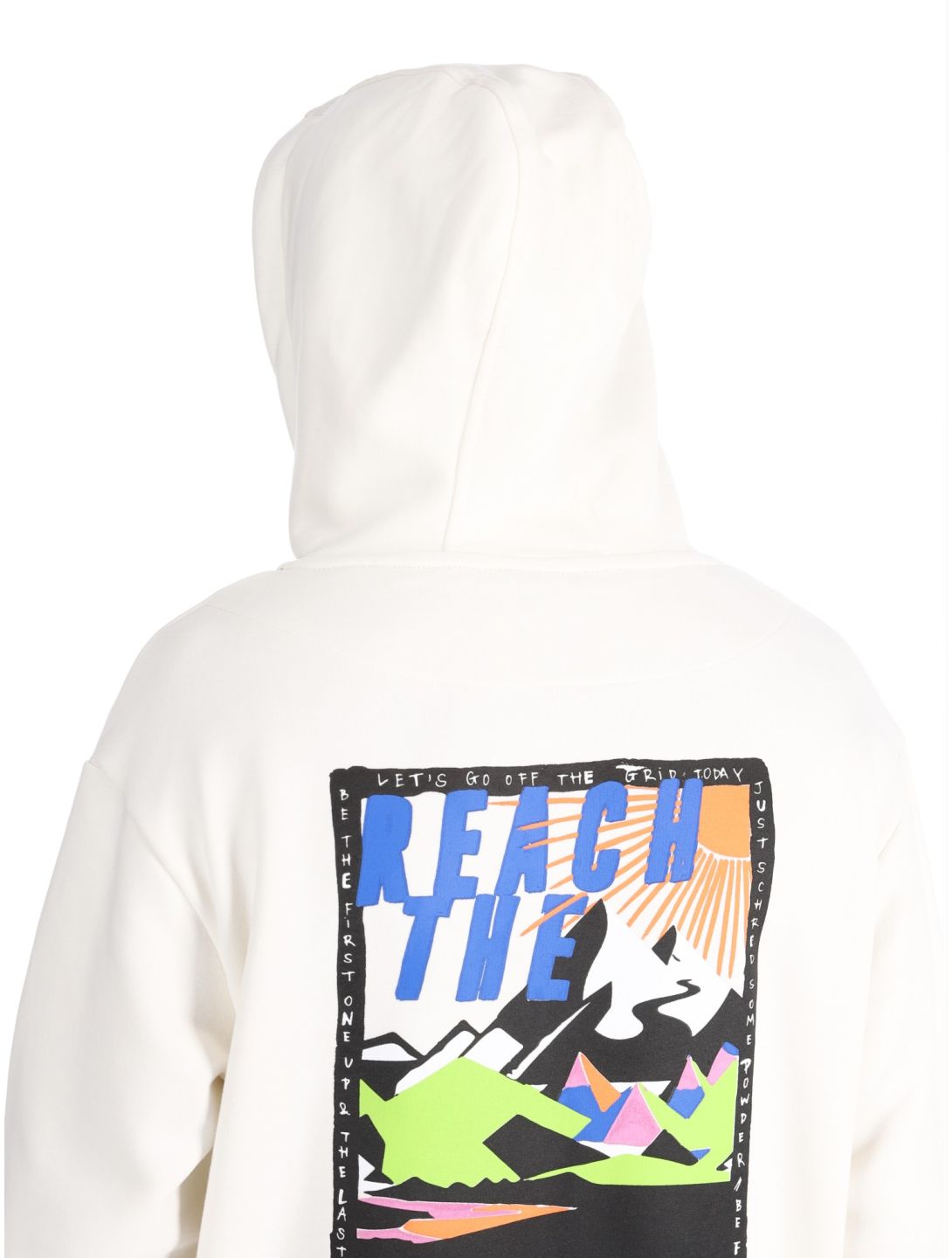 Poederbaas, Arty Hoody trui heren Off White wit 