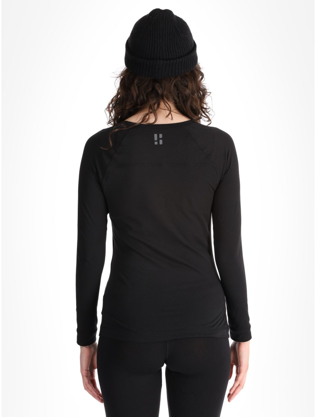 Poederbaas, Lightweight Baselayer thermoshirt dames Black zwart 