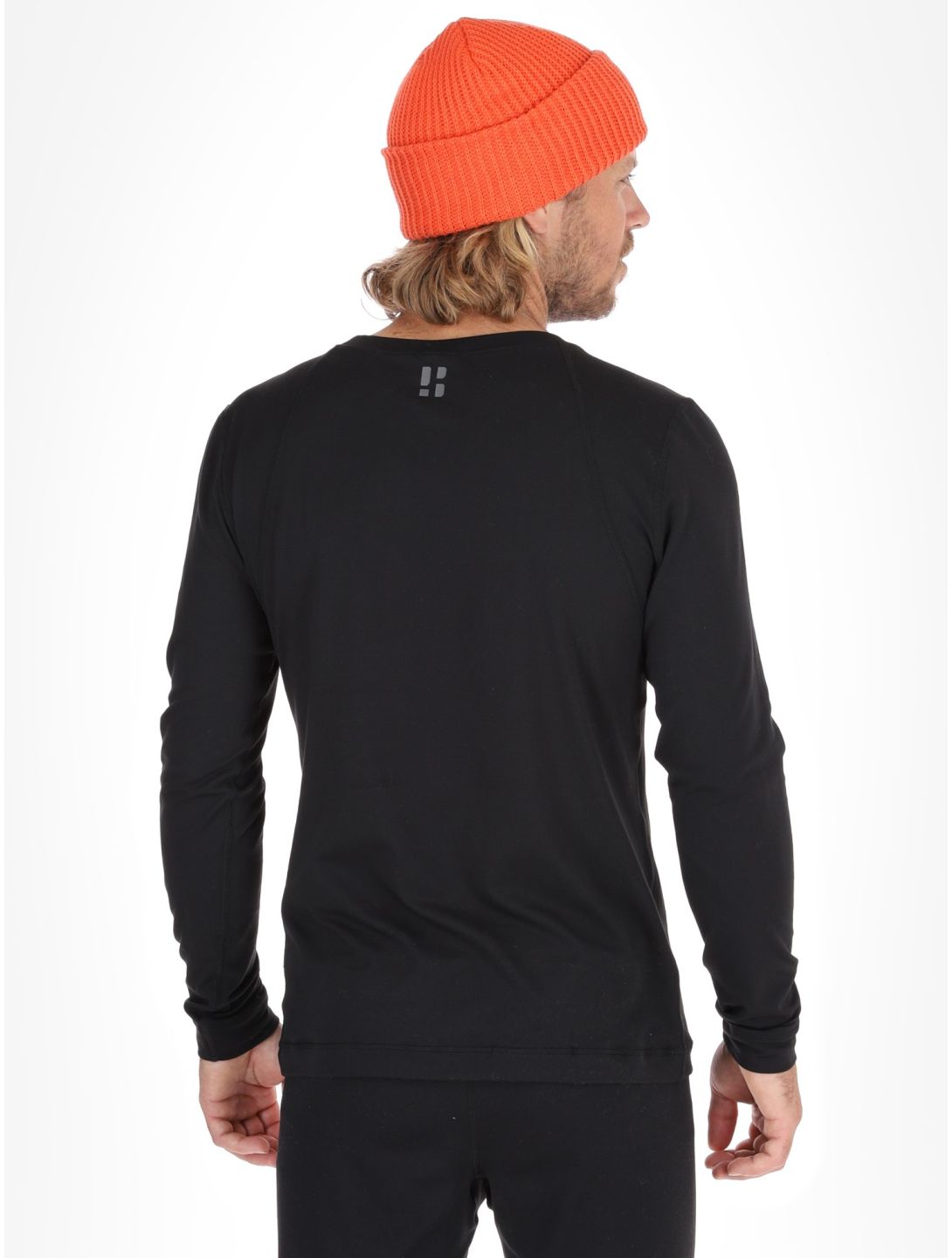 Poederbaas, Lightweight Baselayer thermoshirt heren Black zwart 