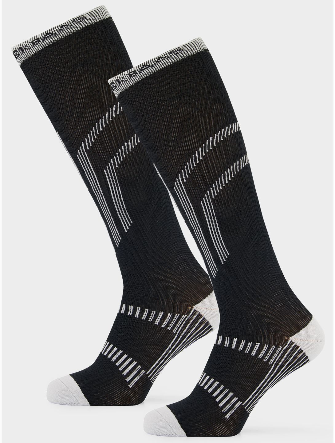 Poederbaas, Lightweight Functional Ski Socks 2-pack skisokken 2-pack unisex Black zwart 