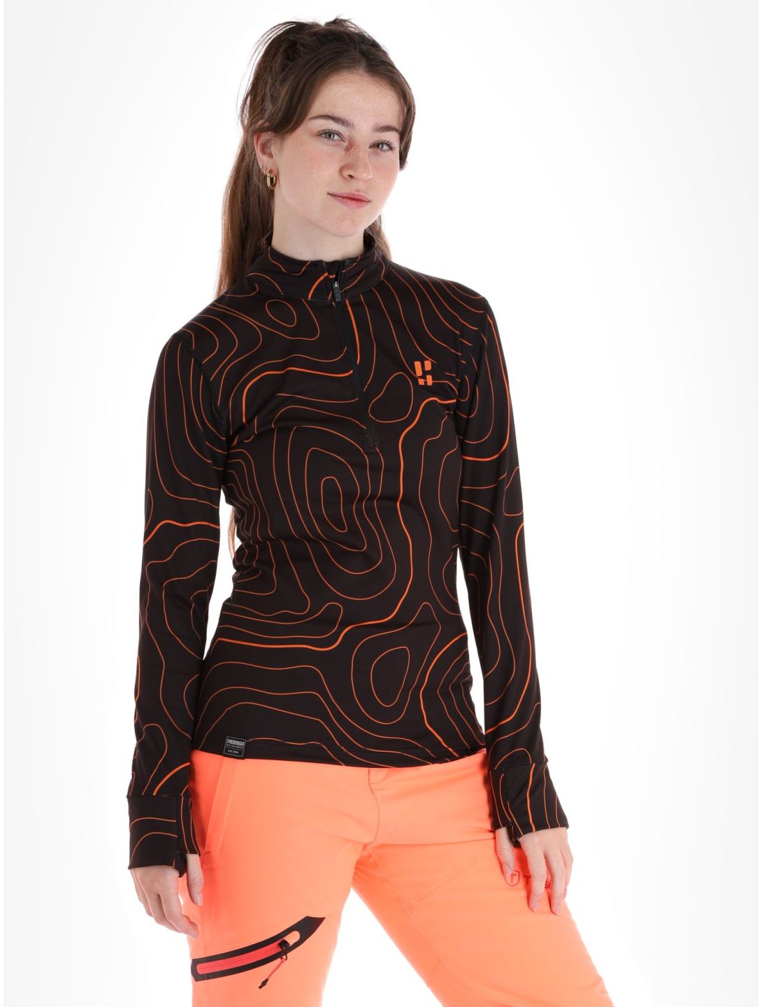 Poederbaas, Maps skipully dames Black Orange oranje, zwart 